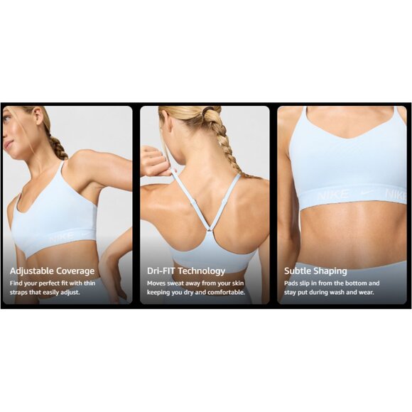 Nike Women's Indy Sports Bra NWOT - Picture 8 of 11